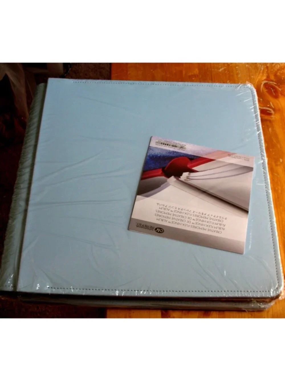12x12  Blue Soft Colors; Leatherette Coverset Old Style Creative Memories